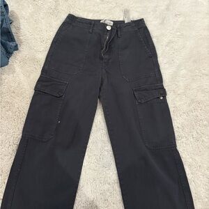 Zara Black Cargo Pants